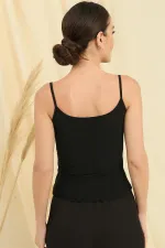 İp Askılı Önü Pulpayet Bluz