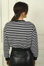 Women's Oversized Sweater with 1988 Text and Raised Inside