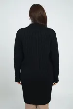 Gilet matelassé en maille grande taille avec poches tressées pour femme