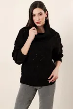 Balıkçı Yaka Modelli Akrilik Kazak