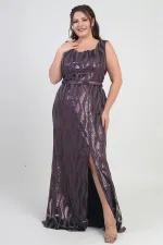 Robe longue à sequins doublée et à encolure carrée pour femme, grandes tailles