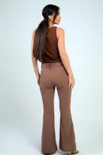 Kadın İspanyol Paça Pantolon