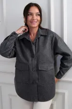 Chemise à poches boutonnées pour femme