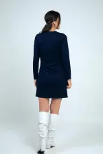 Kadın Çıtçıtlı Kısa Elbise