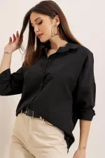Chemise longue basique oversize