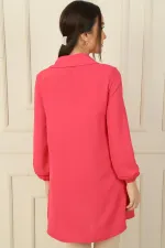 Shirt with Gathered Front Yoke