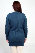 Tunique grande taille pour femme avec détail de pierre sur le côté