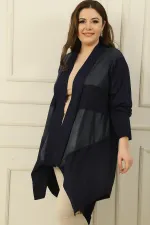 Cardigan combiné en viscose BB Turtle à col châle