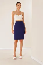 Kadın İthal Krep Küp Etek