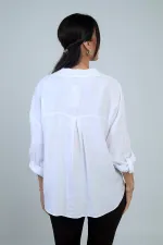 Women's Fold-Up Sleeve Lyocell Shirt