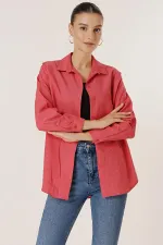 Chemise longue basique oversize