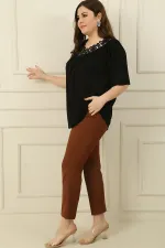 Yandan Cepli B.B Klasik Pantolon