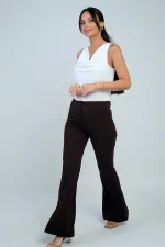 Kadın İspanyol Paça Pantolon