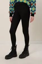 Leggings taille haute, doublés polaire, extensibles et gainants