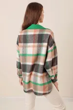 Torba Cepli Garnili Oduncu Oversize Gömlek