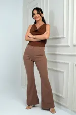 Kadın İspanyol Paça Pantolon