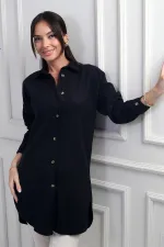 Tunique à fente latérale pour femme