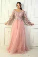 Robe de soirée longue à paillettes pour femme, avec lacets dans le dos et doublure scintillante