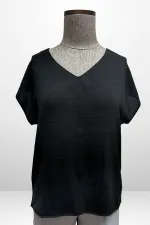 Kadın V Yaka Ayrobin Bluz