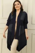 Cardigan combiné en viscose BB Turtle à col châle