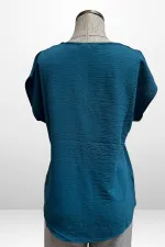 Kadın V Yaka Ayrobin Bluz