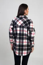 Chemise à carreaux pour femme avec poches