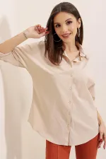 Oversize Long Basic Shirt