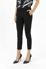 Klasik Yandan Cepli Likra Pantolon