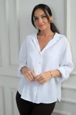 Women's Fold-Up Sleeve Lyocell Shirt