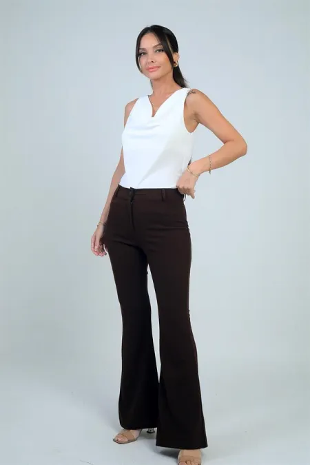 Pantalon évasé espagnol pour femmes