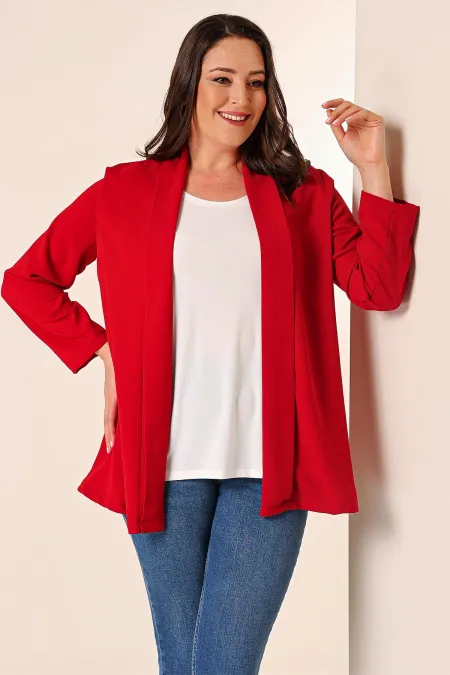 Veste en crêpe importée avec motif de maillot de corps et châle, ensemble 2 pièces grande taille