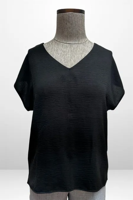 Kadın V Yaka Ayrobin Bluz