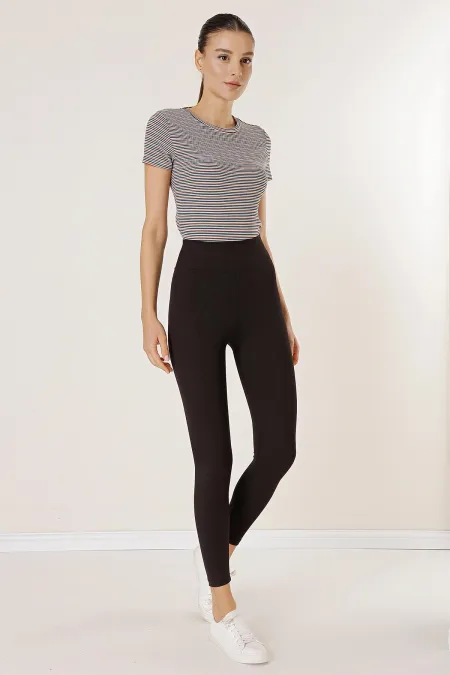 Collants épais à ceinture caraco