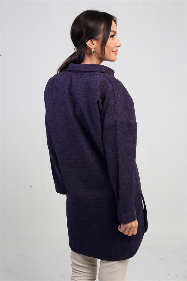 Tunique à fente latérale pour femme