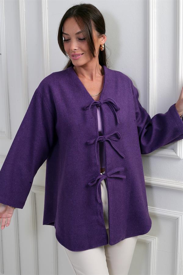 Gilet en cachemire 3 fils pour femme avec devant en dentelle