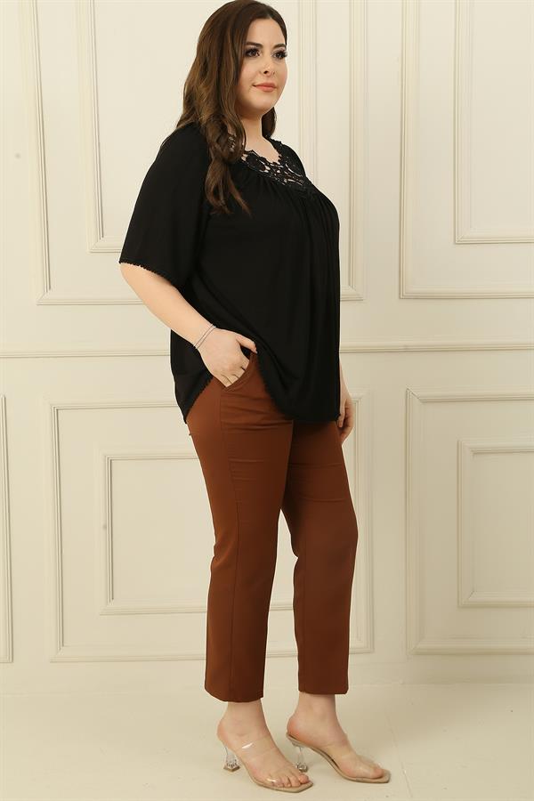 Yandan Cepli B.B Klasik Pantolon