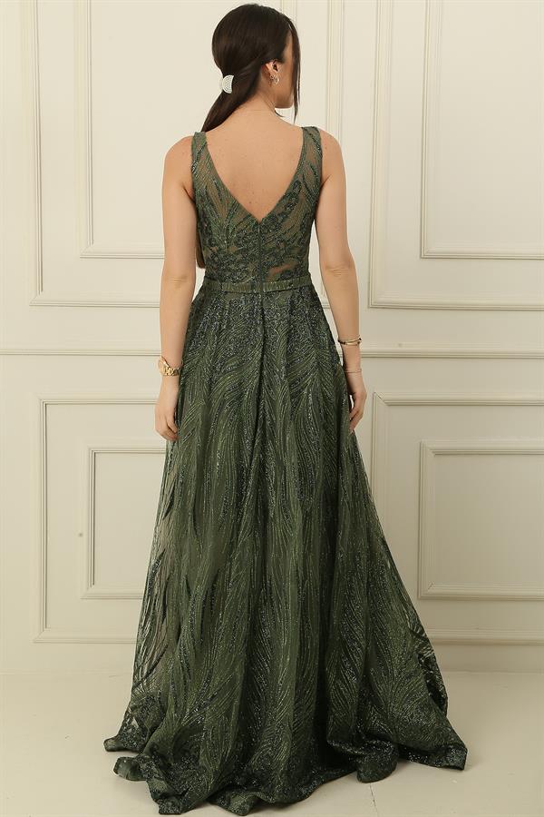 Simli Hayalet Tül Prenses Abiye