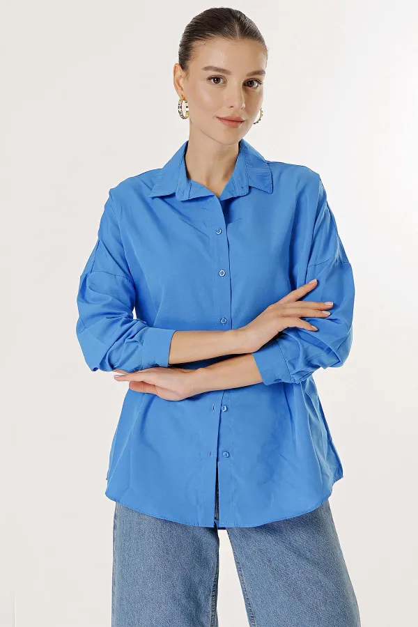 Oversize Long Basic Shirt