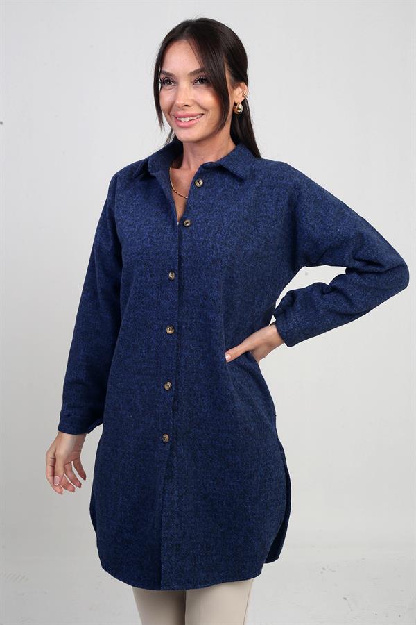 Tunique à fente latérale pour femme