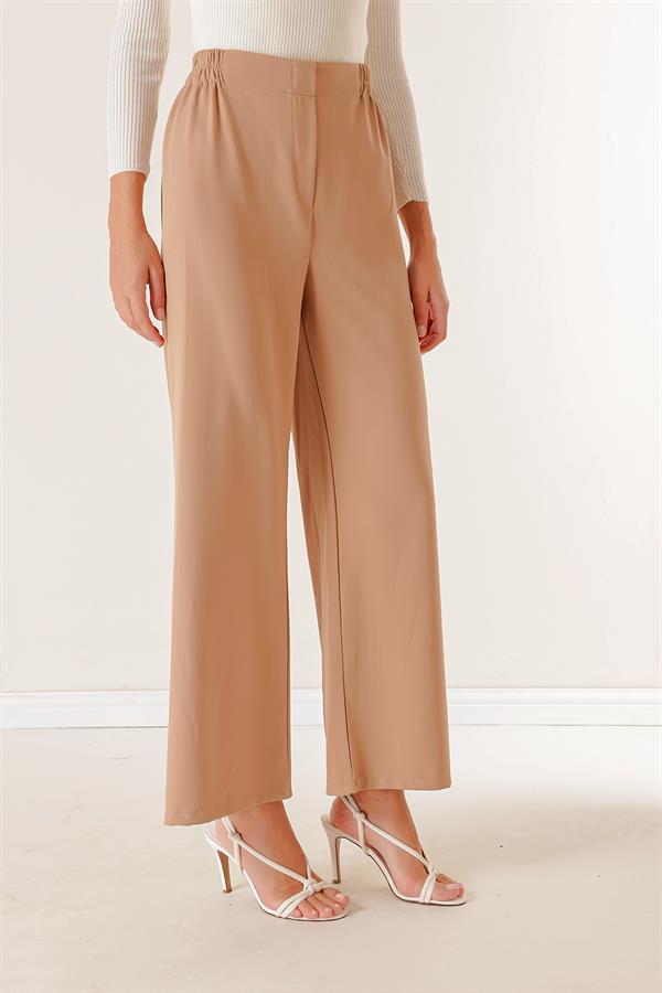 Elasticated Waist Lycra Fabric Palazzo Pants