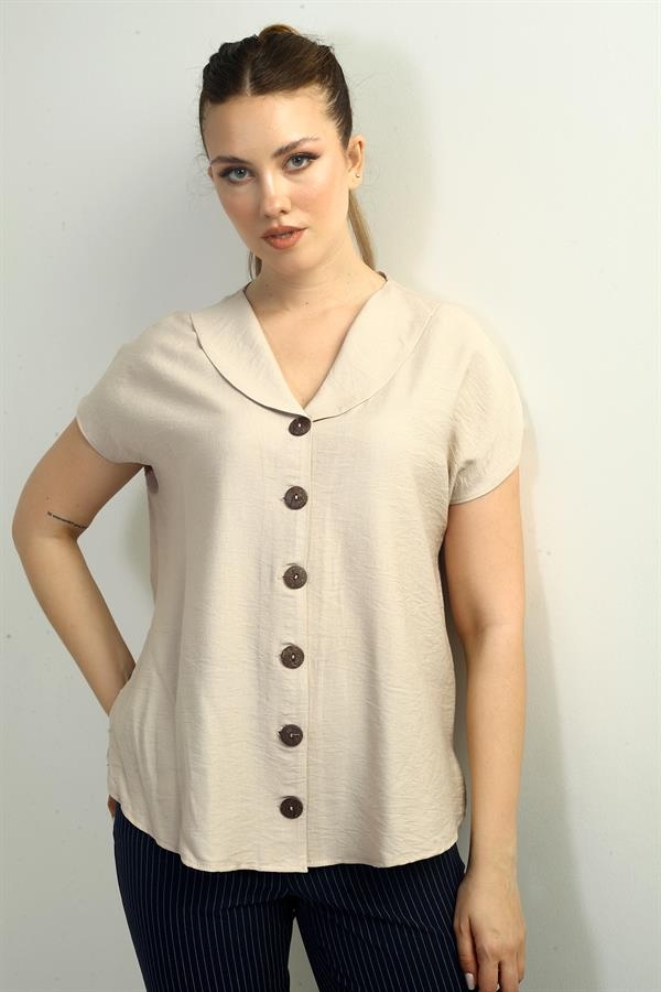 Women's Shawl Collar Oversize Shirt