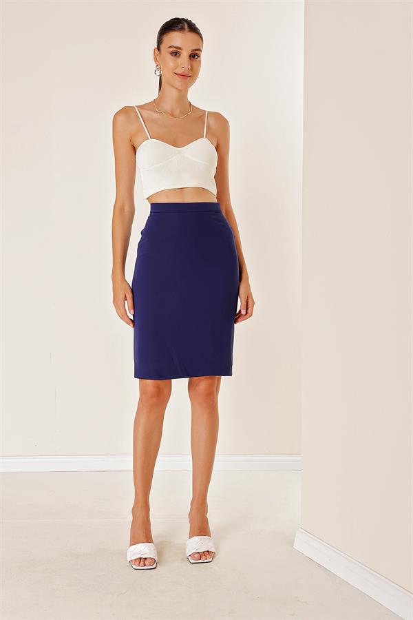 Kadın İthal Krep Küp Etek