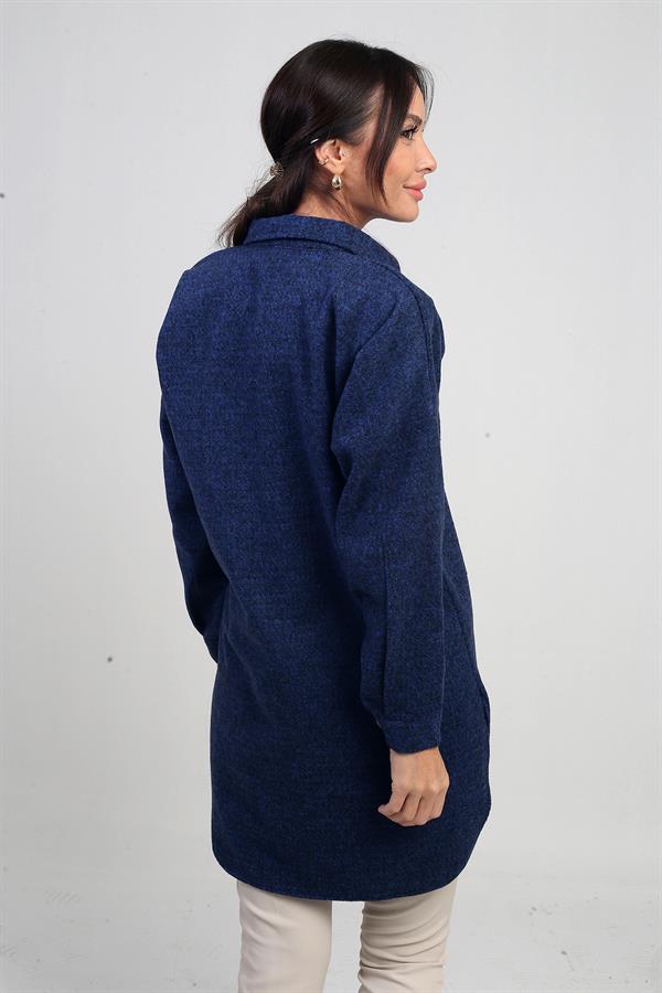 Tunique à fente latérale pour femme