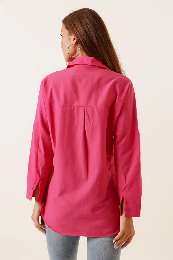 Oversize Long Basic Shirt