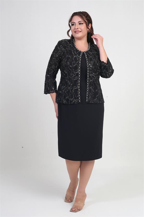 Robe sans manches pour femme, veste en tulle ornée de sequins et de perles, doublée, ensemble deux pièces grandes tailles