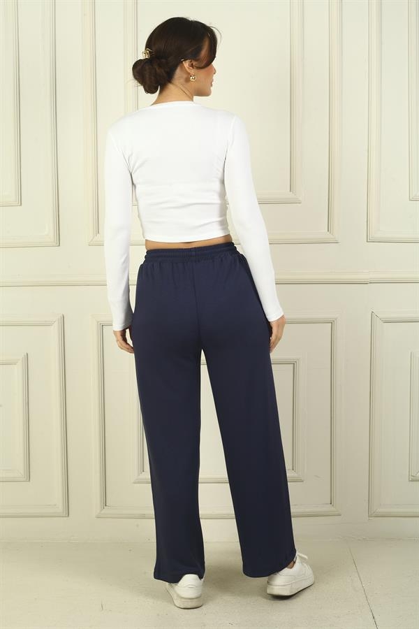 Kadın Beli Lastikli Cepli Palazzo Oysho Pantolon