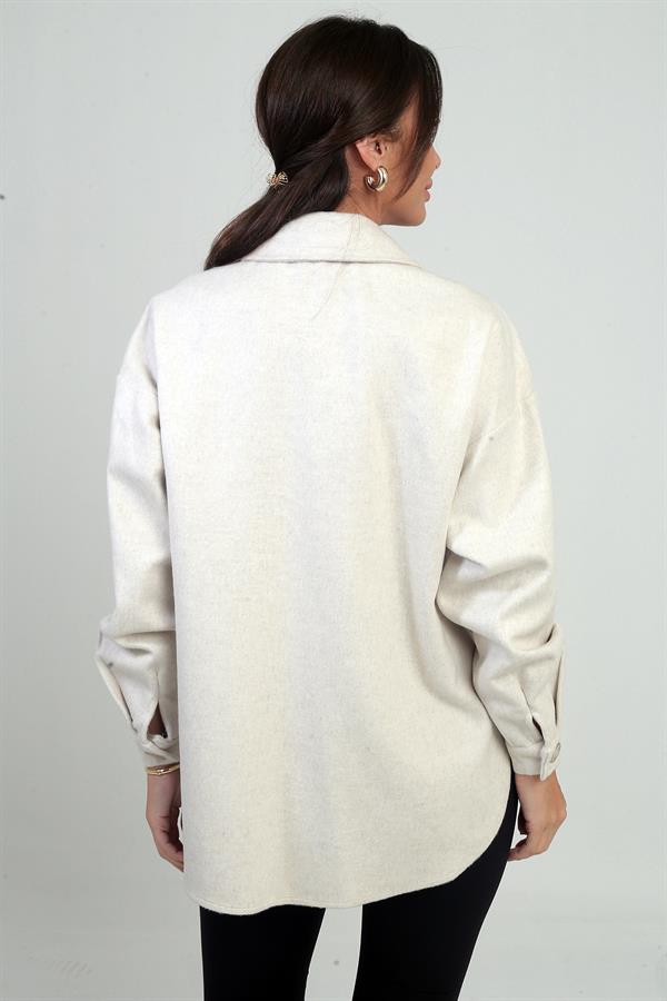 Chemise à poches boutonnées pour femme