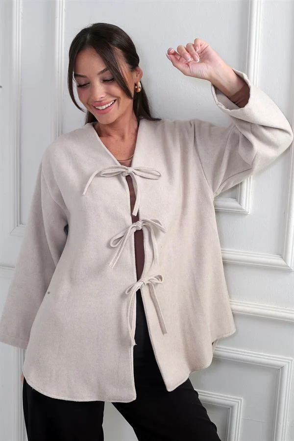 Gilet en cachemire 3 fils pour femme avec devant en dentelle