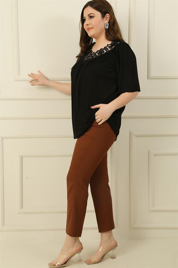 Yandan Cepli B.B Klasik Pantolon