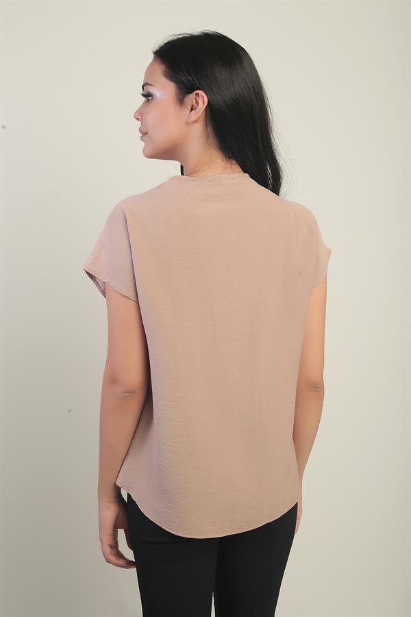 Kadın Şal Yaka Oversize Gömlek